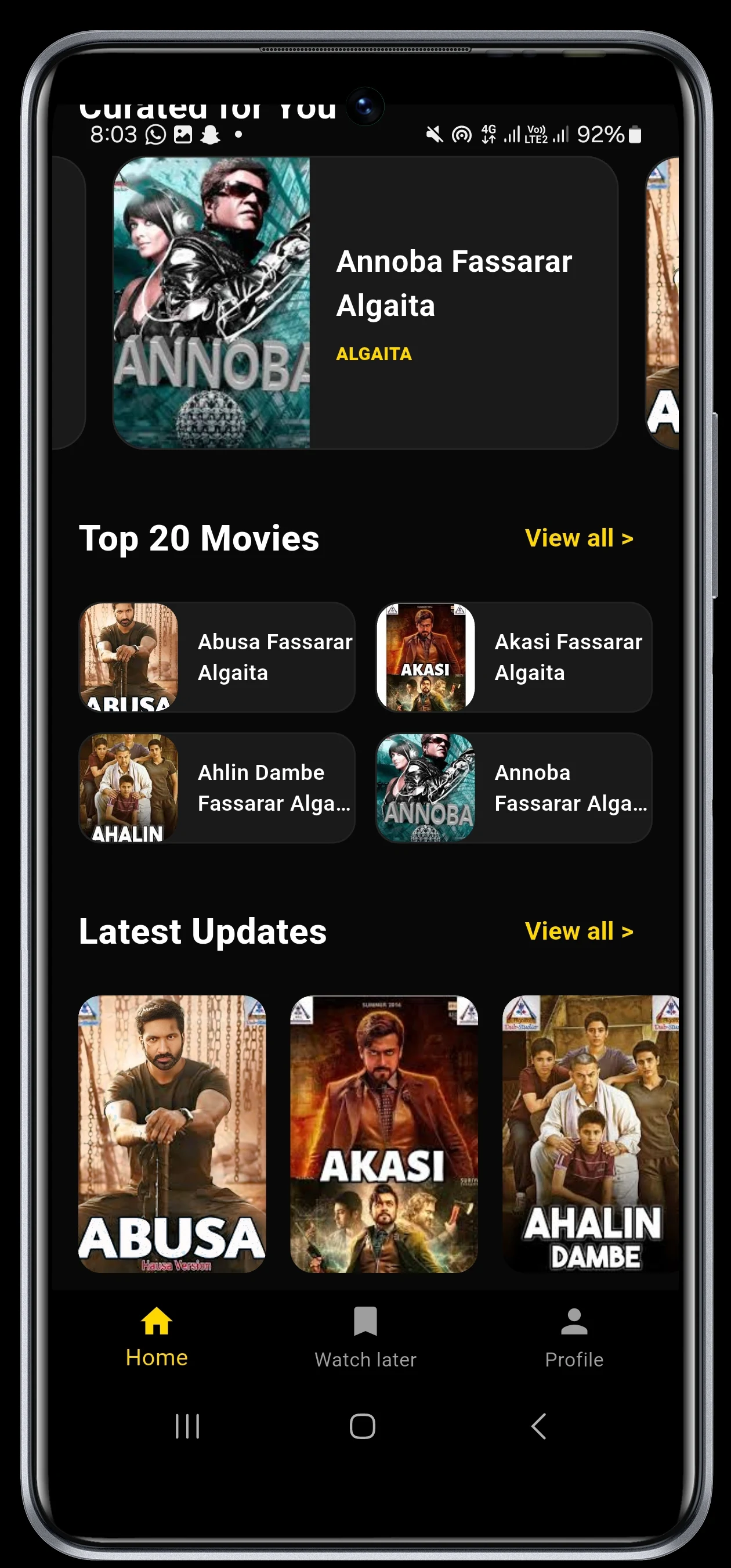 ArewaFlix screenshot